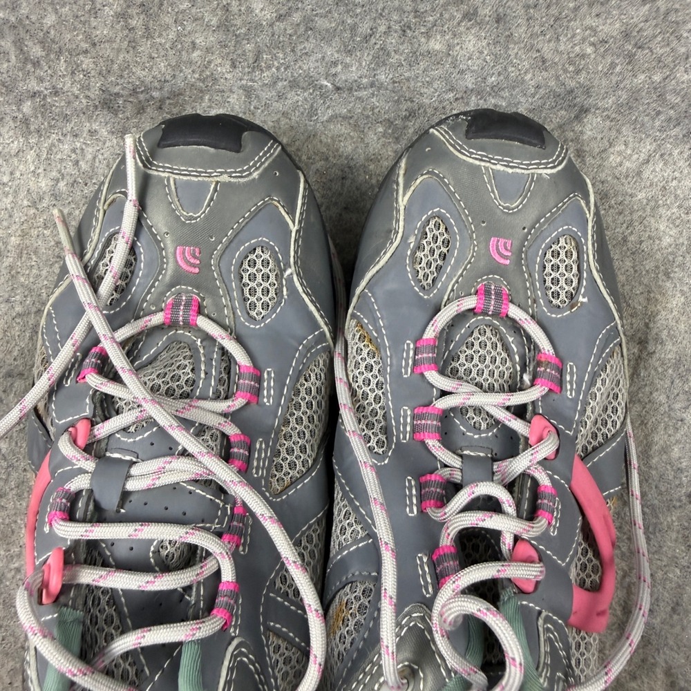 The North Face AX4L Womens 9 Grey Pink Trail Running Hiking Shoes HydroTrak - Picture 6 of 9